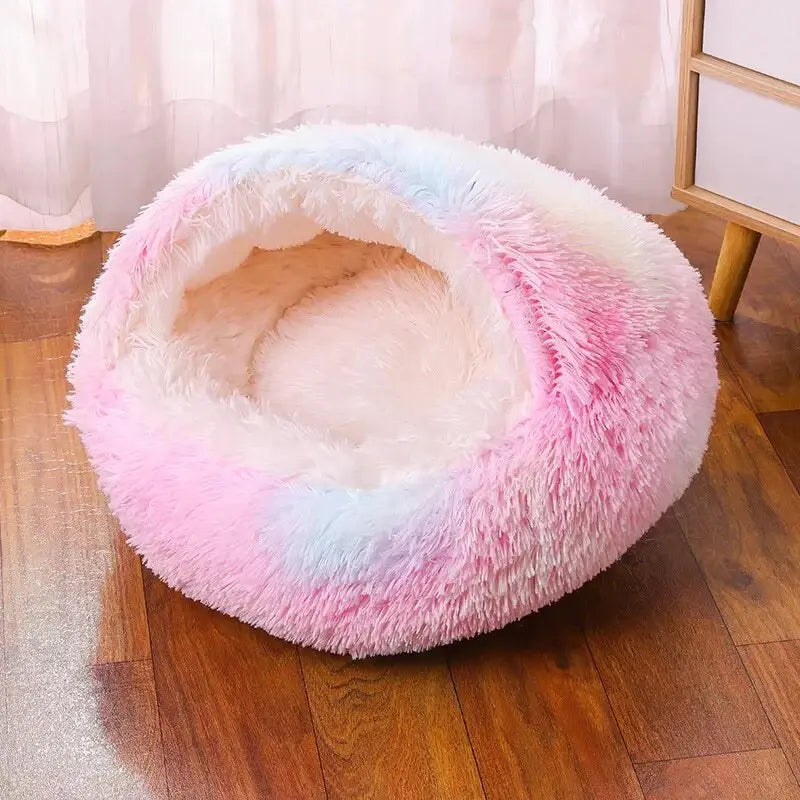 Calming Plush Dog Bed